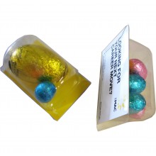 Biz Card filled with Easter Eggs